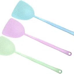 XUEYEGONGJI Heavy Duty Fly swatter Plastic Fly Swatter Manual Fly Control Swat Strong Heavy Duty Flyswatter with Long Handle 3PCS-picture-12