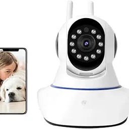 SKY HUB Full HD Wi-Fi CCTV Video Monitor Wireless Home Office Indoor IP Security Camera 1080p Night Vision Two Way Audio Communication (Double Antenna Camera)-picture-23