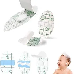 Baby Waterproof Ear Stickers, Baby Waterproof Ear Protector, Newborn Ear Protection for Swimming Showering Surfing Snorkeling and Other Water Sports Kids Size 10pc-picture-19