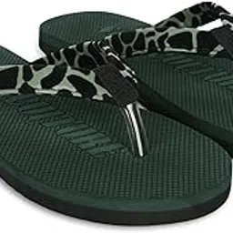 soul culture Women's Black Printed Flip Flops – Lightweight & Soft Slippers for Daily Comfort | women slipper | slipper for women | | chappal-picture-20