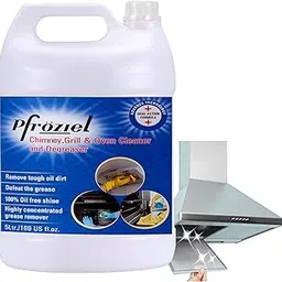 Pfroziel Chimney & Grill cleaner (5 ltr) Removes grease/oil/stain from chimney tawa, oven, Gas stove, Griddles, Exhaust fan I Non Flammable-image-18