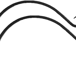 REAL ECO STAR Metal Wall Hook Hanging Plant Bracket | Decorative Straight Plant Hanger for Pots, Bird Feeders, Planters, Lanterns, Cotton, Wind Chimes Indoor and Outdoor (Pack of 2, L Black 28)-picture-25