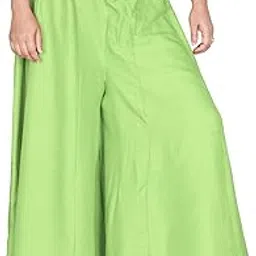 sttoffa Rayon Plain Women Wear Flared Style Palazzo Pant Trouser 40 Inch Length-picture-47