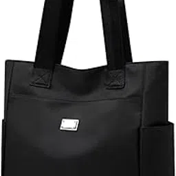 burmy Nylon Tote Shoulder Bag with Double Handles, Lightweight Waterproof Shoulder Bag, Women's Large Capacity Top Handle Handbags, Nylon Tote Bag for Gym, Work, School[multicolor]-picture-34