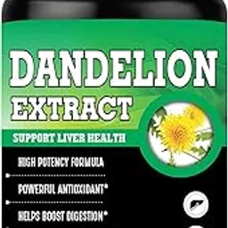 Dandelion Root Extract 500mg – Liver Cleanse, Detox & Water Balance Support – Natural Herbal Diuretic Supplement – 60 Vegan Capsules-picture-28