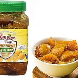 Natural taste Punjabi Homemade Organic Lime Pickle Nimboo Ka Achar (800 Grams)-picture-55