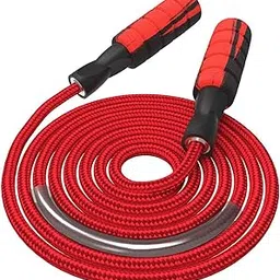 UROCK Skipping Rope For Men & Women Adjustable Jumping Rope For Men Gym Rope/Exercise Rope For Men Workout (Red)-picture-41