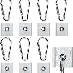 CALANDIS™ Awning Hooks Portable for Party Indoor and Outdoor Decoration Travel White and Silver | Tent & Canopy Accessories | Tents & Canopies | & Hiking | Outdoor Sports-picture-14
