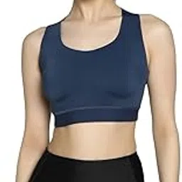 puma Women's Nylon Wire Free Classic Sports Bra (526977_Club Navy-picture-24