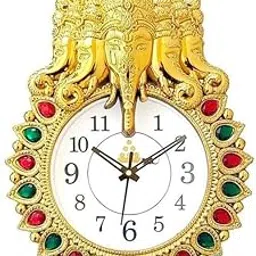 Wall Decor Ganesh Ji Analog Wall Clock_9-picture-21
