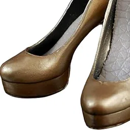 UJEAVETTE Toy 1:6 Scale Women's High Heel Shoes Simulated Heeled for 12inch Female Figures Gold Toys & Hobbies-picture-41
