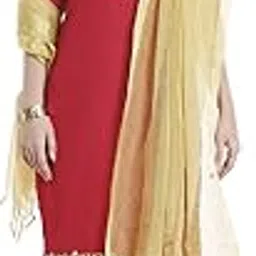 dupatta bazaar Woman's Gold Banarasi Super Net Dupatta-picture-25