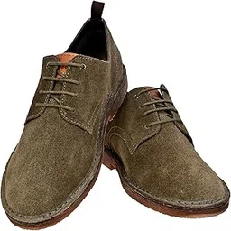 hx london Suede Derby LACE-UP Shoes for Men image 1