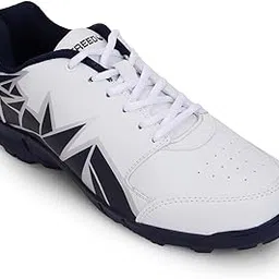 Liberty Freedom Googly Sports Lacing Cricket Shoes for Men | Navy Blue & Parrot Green - Lightweight & Comfortable | Suitable for Table Tennis, Volleyball, Squash and All Indoor Court-picture-18