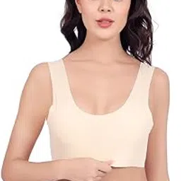 luella Women's Full Coverage Bra, Lightly Padded, Seamless, T-Shirt Style, Wire Free Free Size Fits Sizes S - L-picture-12