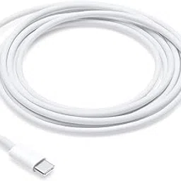 Thunder eagle USB-C to Lightning Cable -2m Compatible for iPhone with Lightning Connector| Tough Fast Charging USB Cable (White) image 1