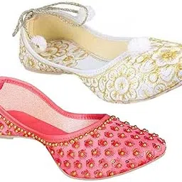 sdshopping Fancy Ladies Jutti Mojari Pack of 2-picture-35