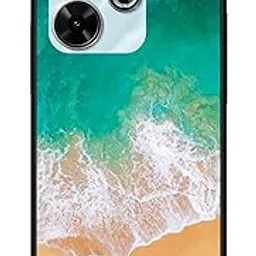 NDCOM for REDMI 13 5G Back Cover/Poco M6 Plus 5G Back Cover Ocean Beach Trending Printed Metal Case-image-73