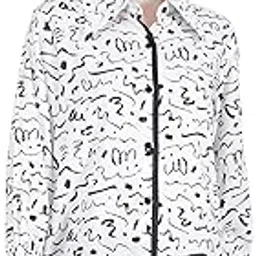 shree voguish archana Shree Voguish Women’s Formal Shirt – Office Wear Button-Down Regular Fit Cotton Rayon Shirt for Ladies | Workwear Long Sleeve Professional Stylish Shirt for Women-picture-51