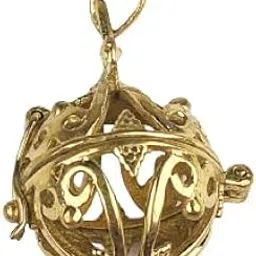 zhupuk international Zhupuk India Handmade Artwork Natural Gemstone Pendant Healing for Women and Girls Best gift for Holi Diwali Festival Birthday Anniversary Navratri (Golden Brass)-picture-11