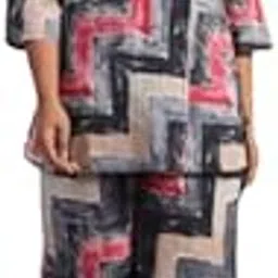 Women's Pure Cotton Grey Co-ord Set-image-91
