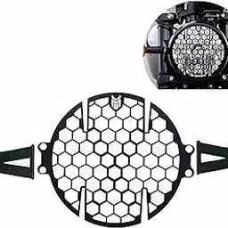 Milachin Compatible RE Hunter 350 Headlight Grill Honey, Black-picture-70