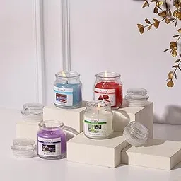 PROSPERRO LUMO by Parkash Candles – Set of 4 Fragrance Jar Candles | Lavender, Rose, Jasmine & Sea Breeze Scents | 10-Hour Burn Time | Smokeless Aroma Candles for Home Décor, Gifting & Events-picture-29