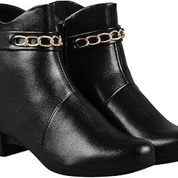 shoetopia Women's Block Heel Boots-picture-13