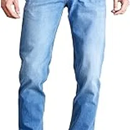 Solid Jeans Flat Front Mid Rise Full Length Regular Fit Casual Jeans for Men | Jeans for Mens | Men Full Length Casual Jeans (P_MDNM00619)-image-26
