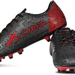 vector x Cyber Football/Soccer Shoe (Black-Red, Numeric_9)-picture-41