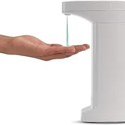 InstaCuppa Automatic Touchless Soap Dispenser 350ml, LCD Display, Infrared Sensor, Self-Cleaning, No-Drip Design, Wall or Counter Mount, Battery Powered, Ideal for Handwash & Sanitizer-picture-20