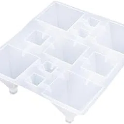 LICHTS® 5 Sizes Pyramid Silicone Moulds Mold Resin Jewelry Making Ornament Craft DIY|Crafts | Multi-Purpose Craft Supplies | Crafting Pieces | Resin Craft Molds & Supplies-picture-13