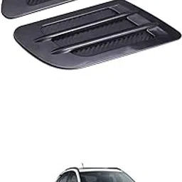 PRIKNIK Air Flow Car Fender Side Duct Sporty Racing Fender Look Vent Air Flow Car Decorative Sticker Compatible with K-ona Electric-image-30