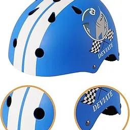 ATORSE Kids Bike Helmet Children Bicycle Helmet for Skateboard Skate Balance Biking Blue-picture-22