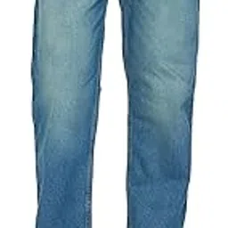 bene kleed Men's Denim Trousers, Straight Fit (in, Numeric, 32, Light Blue) image 1