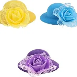 CALANDIS™ 3Pcs Vintage Round Bowler Doll Hats for28-30cm Doll Clothes Accessory | Modern | Clothes & Accessories | Dolls-picture-12