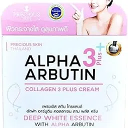 Hani Po™ Alpha ARBUTIN 3Plus Body Bath Alpha Arbutin Collagen 3x Alpha Arbutin cream deep white essence 100 ml. By Precious skin - Pack of 1 - ThailandNatural Moisturizing for women | Natural cleansing for women | girl |men | adults | Cream for women | girls | facial cream | body cream for women | girls-picture-57