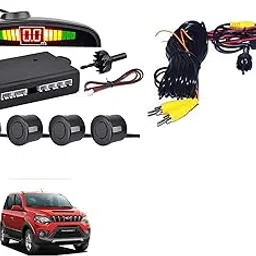 Auto Addict CAR Reverse Parking System Combo Black Parking Sensor with Reverse Parking Camera for Mahindra NuvoSport-image-31