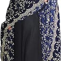 matelco Women's Velvet Embroidered Dupatta-picture-19