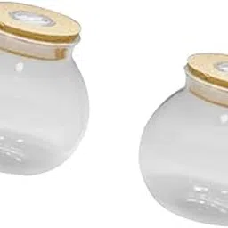 VELURA 2pcs 10cm Bottle Jar Hydroponic Terrarium Container Glow LED Light Cork Stopper |2x Door Knobs2x Screws|Boxes, Jars & Tins| Home D?©cor-image-69