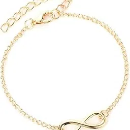 sorellaz Womens Golden Infinity Bracelet: SR/FAJEWLK21-L140-picture-53