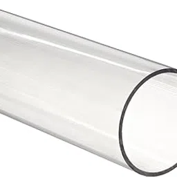 Acrylic Rigid Round Tube, Clear, 3-1/2" ID 3-3/4" OD x 12" Length-picture-12