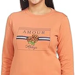 qube by fort collins Women's Cotton Crew Neck Sweatshirt-picture-58