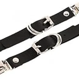enakshi (label) 2 x2pcs Black Adjustable PU Leg Garter Strap Harajuku Punk Suspender Clip Belt|Clothing, Shoes & Accessories | Womens Clothing | Intimates & Sleep | Garter Belts-picture-20