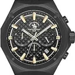 santa barbara polo & racquet club Quartz Black Dial Watch for - Men SB.5.10005-5-picture-12