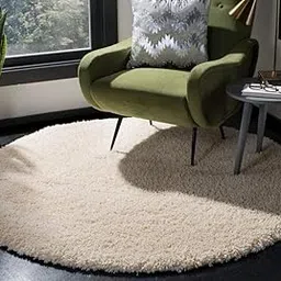 ENIGMATIC Soft Washable Anti Skid Shaggy Carpet – Fluffy Carpet for Living Room & Bedroom, Premium High Pile Rug (2x2 feet, Ivory)-picture-21