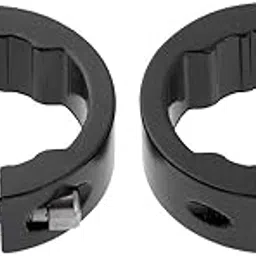 THE STYLE SUTRA®2pcs Alloy Bike Handlebar Grip Lock Ring End Locking Ring Black 12mm-image-94