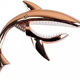 SLS music- Guitar Capo Zinc Alloy Capo for Acoustic Folk Electric Guitar and Ukulele (Rose gold) shark capo-image-65