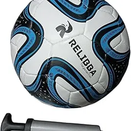 Professional Football (R-464) Men & WomenTraining Football Size 5 Original for All Ages Group PVC Hand Stitched with Pump-picture-39