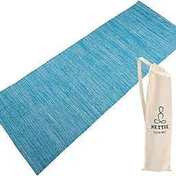 NETTIE Handloom Cotton Anti-Skid Yoga Mat - Regal Series-picture-30